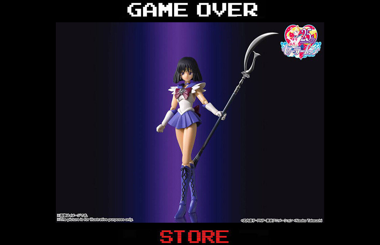 Sailor Moon Figure S.H. Figuarts Sailor Saturn Animation Color Edition Tamashii