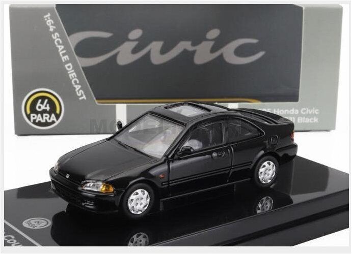 PARAGON-MODELS PA-55761 HONDA - CIVIC EJ1 COUPE LHD 1995 - BLACK - 1/64