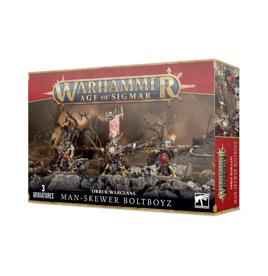Age of Sigmar - Orruk Warclans - Man-Skewer Boltboyz
