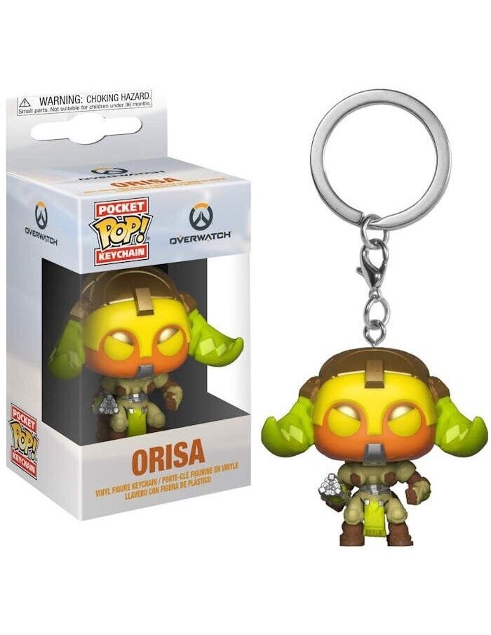 FUNKO POCKET POP KEYCHAIN PORTACHIAVI OVERWATCH ORISA MINI FIGURE NEW
