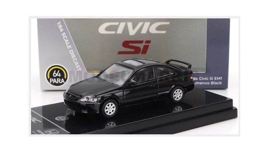 PARAGON-MODELS PA-55623 HONDA - CIVIC Si EM1 LHD 1999 - BLACK - 1/64