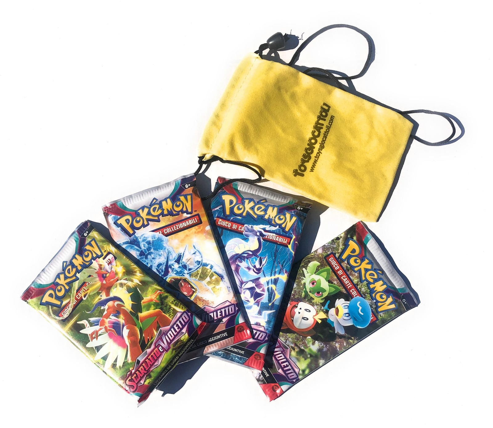 Pokémon SCARLATTO E VIOLETTO offerta 4 bustine diverse  - Italiano