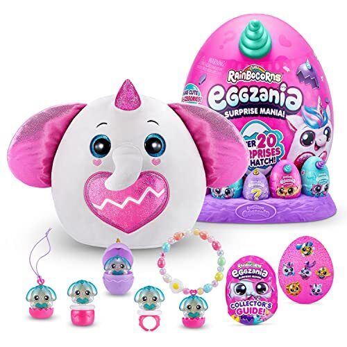 Rainbocorns- Rainbocorn Eggzania Surprise Mania, Elephantcorn Animale di (P4Q)