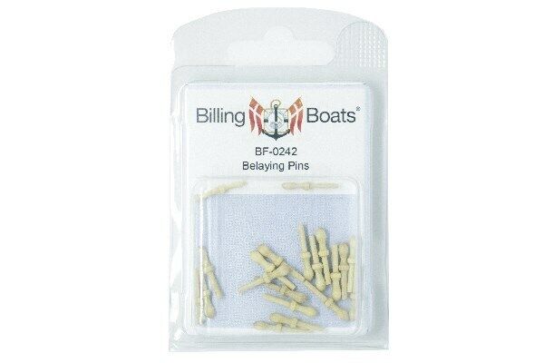 Billing Boats BF0242 - CAVIGLIE IN LEGNO - 18 mm - 20 pcs