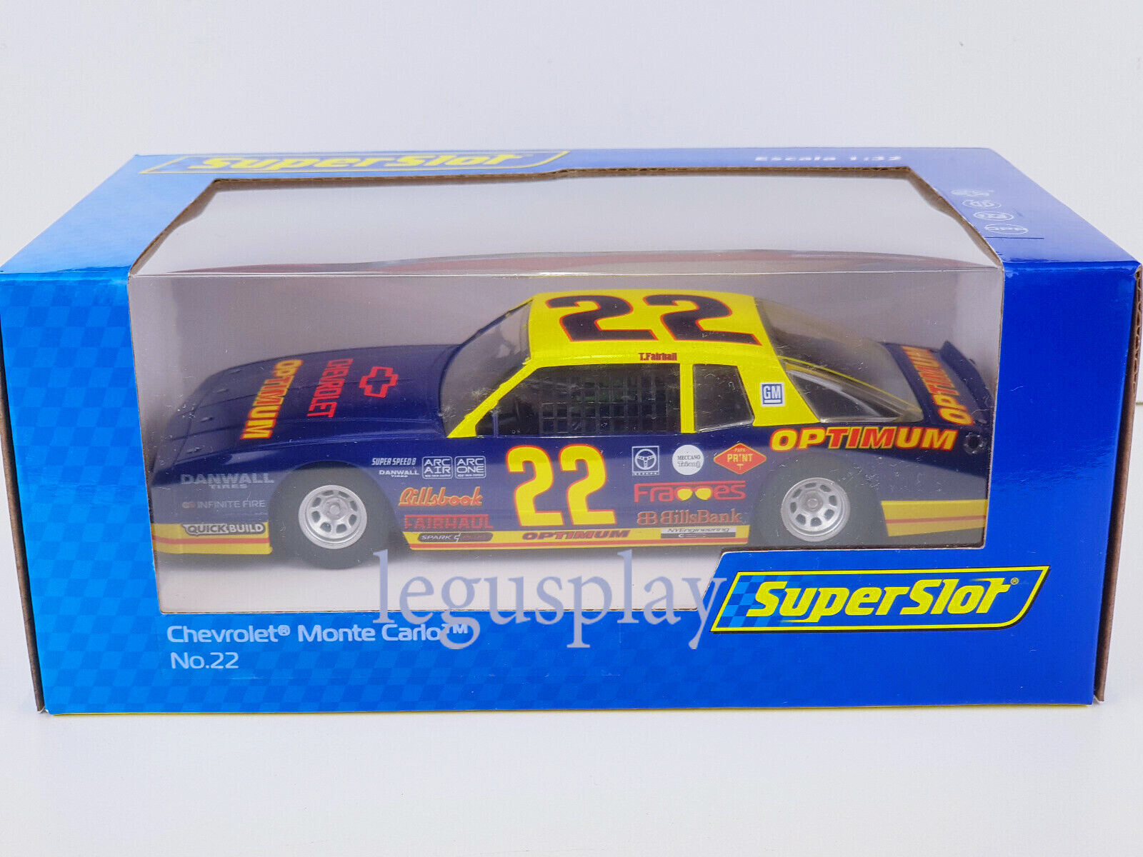 Slot car scalextric superslot H4038 Nascar Chevrolet " Montecarlo 1986 " Nº22