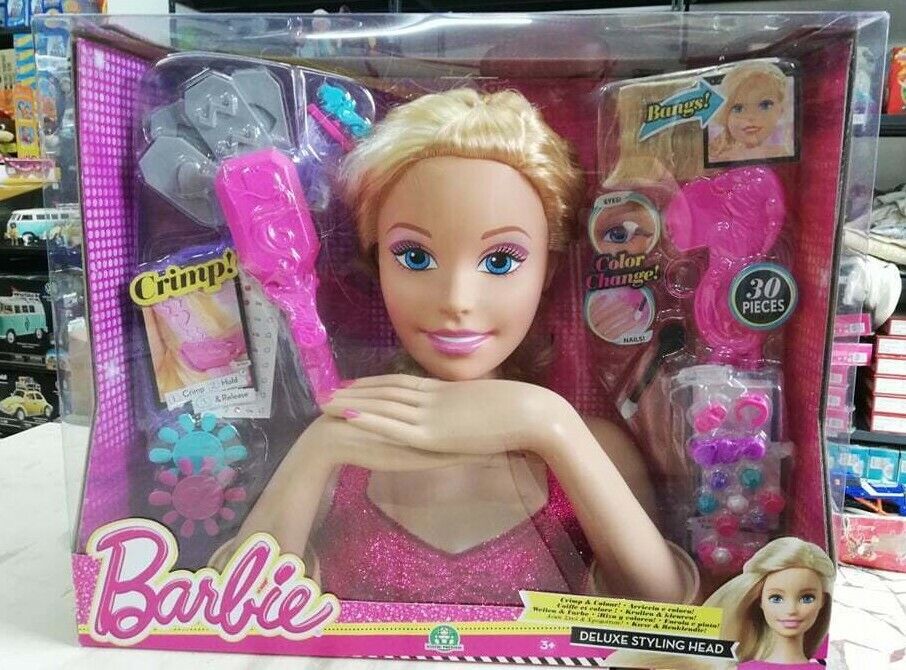 BARBIE DELUXE STYLING HEAD ARRICCIA E COLORA