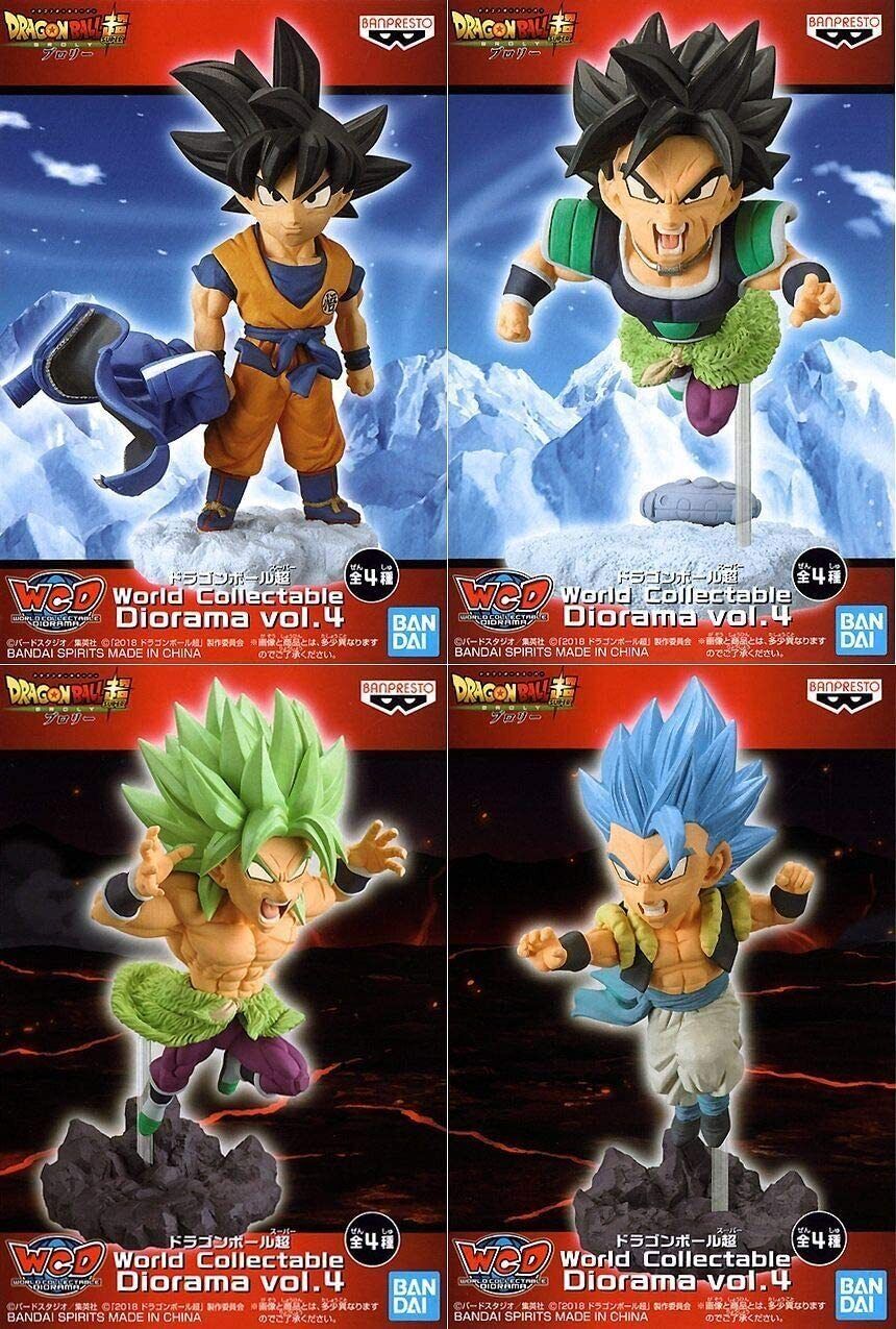 Dragon Ball - DragonBall Super World Collectable Diorama. WCD Vol. 4. Set di ...