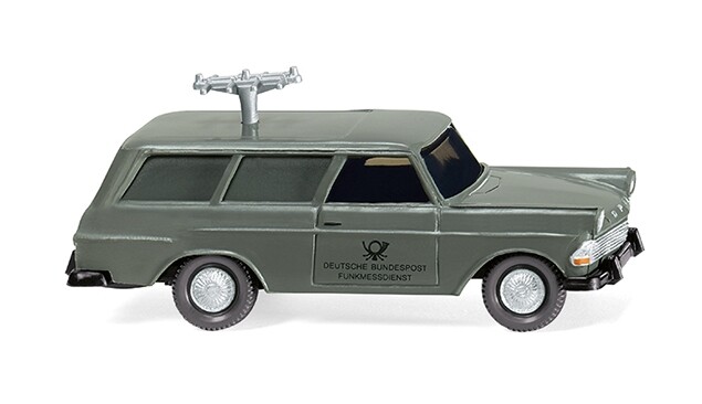WIKING, OPEL Rekord 60 Caravan Service Telecom, 1/87,  WIK007148