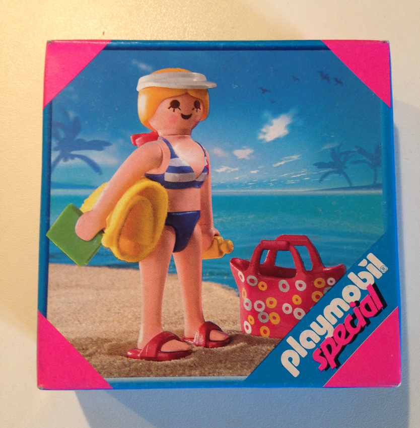 PLAYMOBIL SPECIAL 4695 RAGAZZA SPIAGGIA PLAYA BEACH GIRL