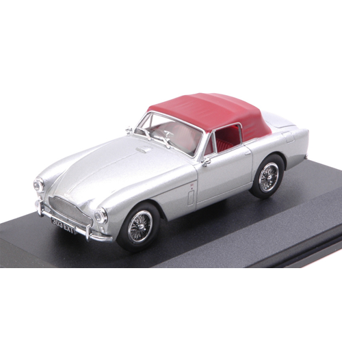 ASTON MARTIN DB2 MKIII 1954 SILVER WITH RED ROOF 1:43 Oxford Auto Stradali