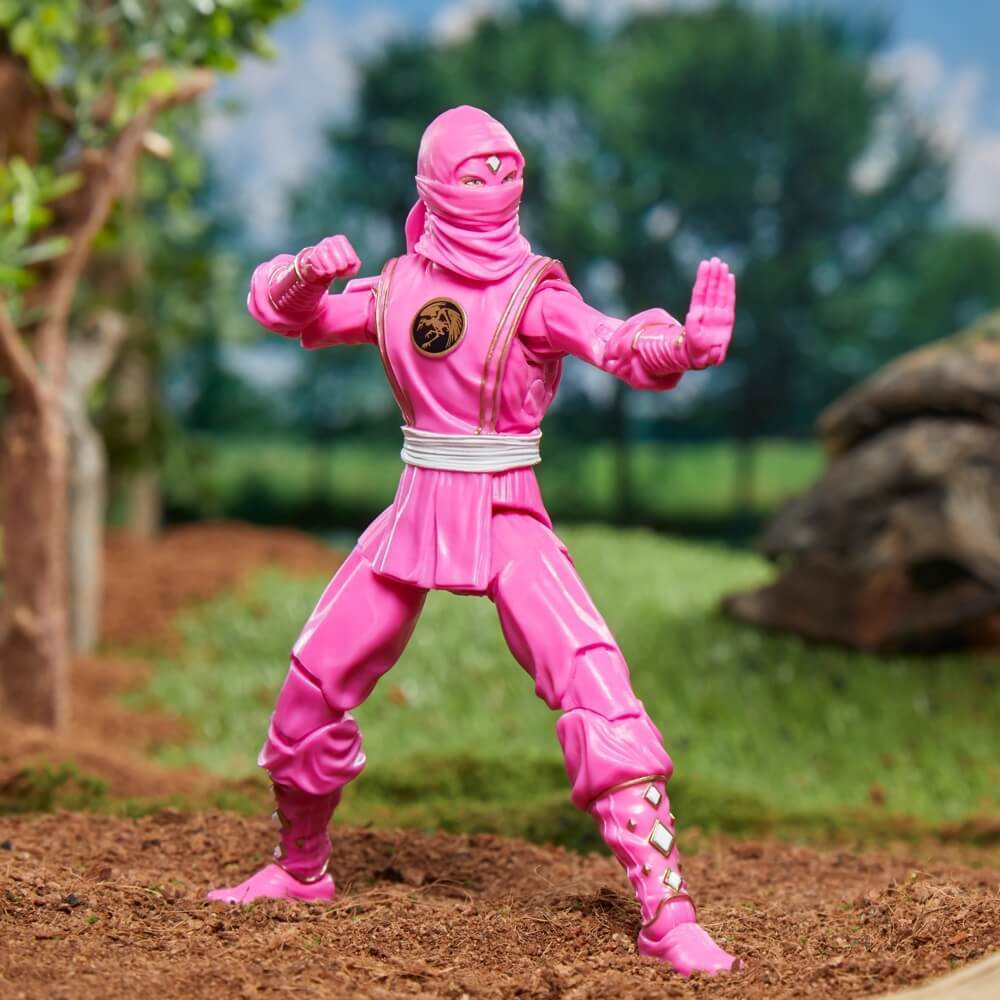 Power Rangers Lightning Collection Mighty Morphin Ninja Pink Ranger Figure