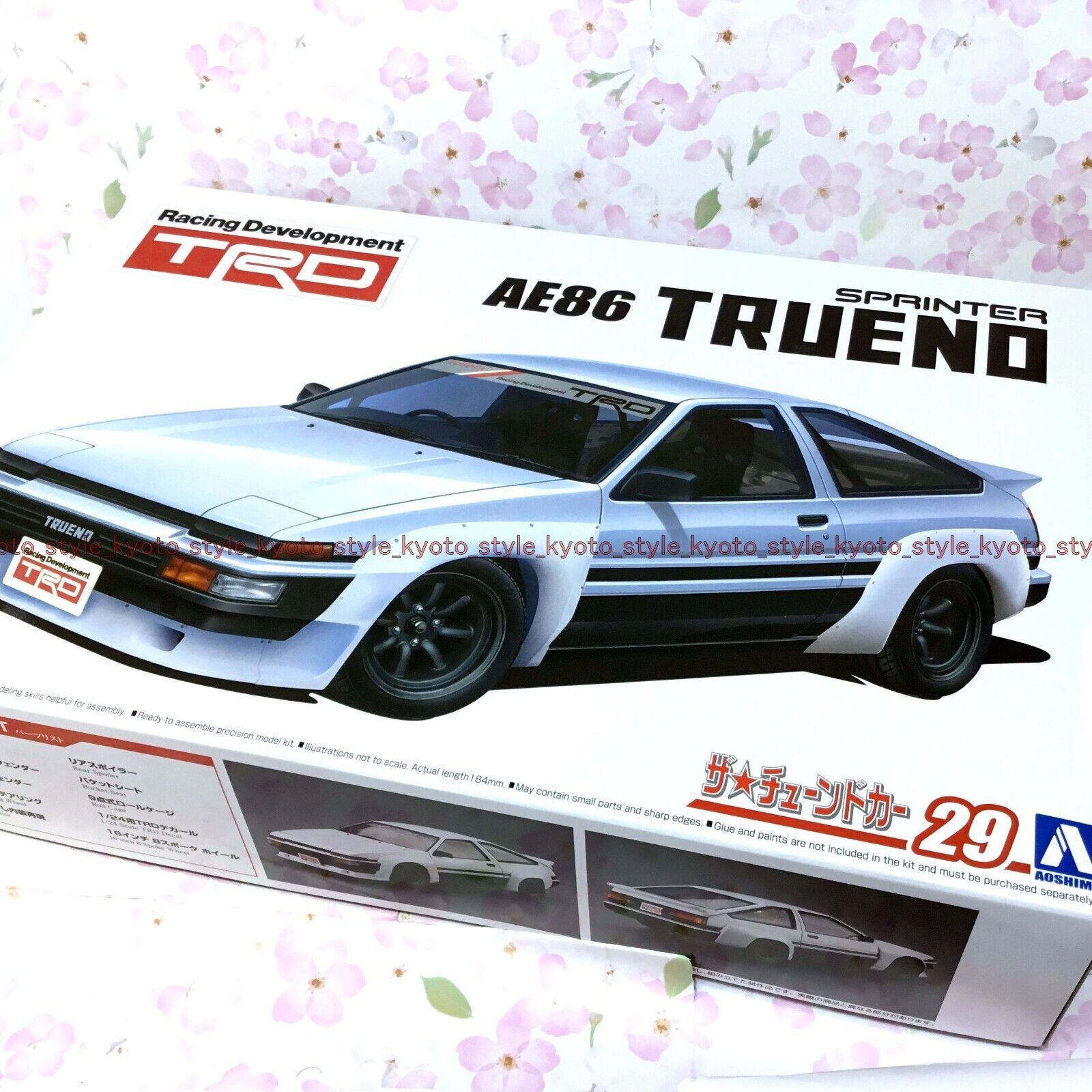 AOSHIMA 1/24 The Modificata Auto No.29 Trd AE86 Trueno Sprinter Kit 58961 Japan