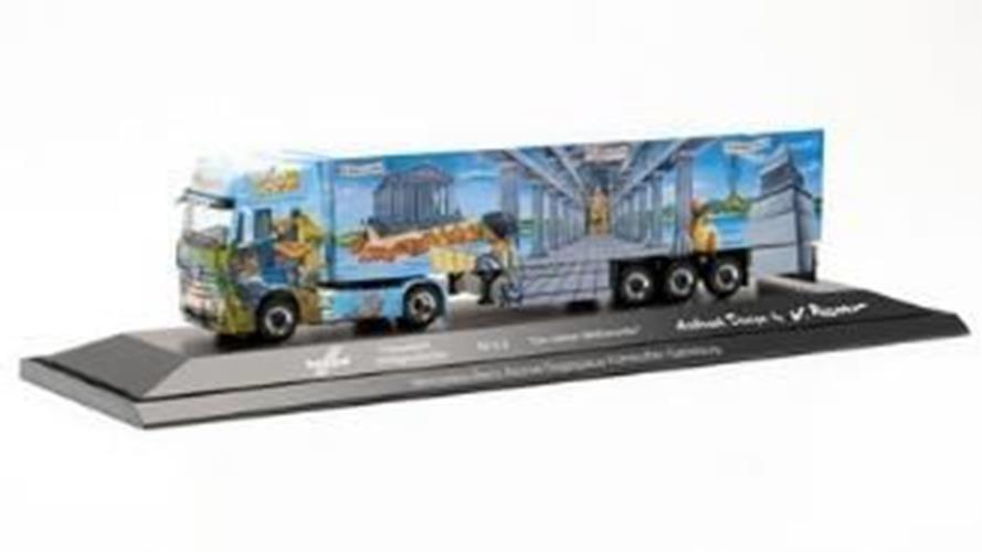 Herpa HE122214 1/87 Mercedes Benz Actros Herpa Weltgeschichte Nr. 3.2 Schumacher