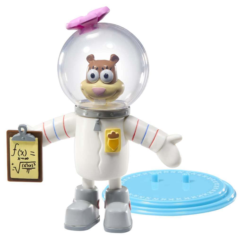 Spongebob Sandy Cheeks Bendyfig PVC Figure NOBLE COLLECTIONS