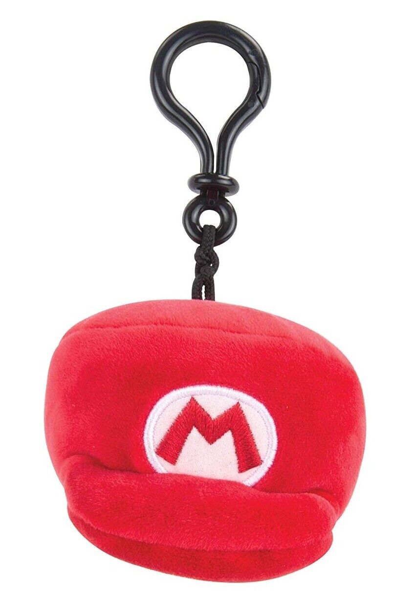 TOMY - MARIO KART Clip di Peluche - MARIO Cap -  - T12963