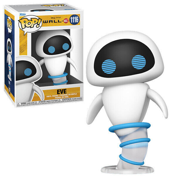 DISNEY PIXAR WALL-E Figura EVE FLYING No. 1116 FUNKO "POP"