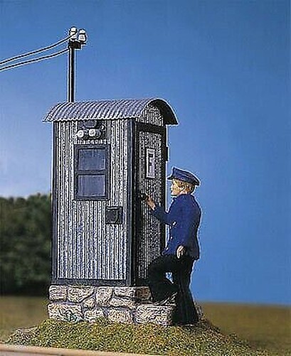 Pola 330916 G Scala Ferrovia Telefono Baraccopoli Kit