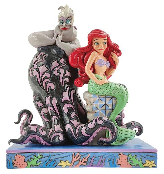 Disney La Sirenetta Ariel E Ursula Statue DISNEY TRADITIONS ENESCO