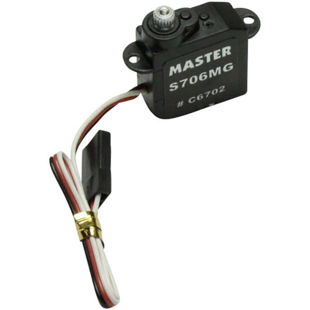 Master Modellbau Mini Servo S706 MG Servo analogico Materiale trasmissione: