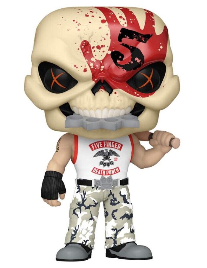 FUNKO POP MUSIC ROCKS FIVE FINGER DEATH PUNCH KNUCKLEHEAD VINYL FIGURE NEW!