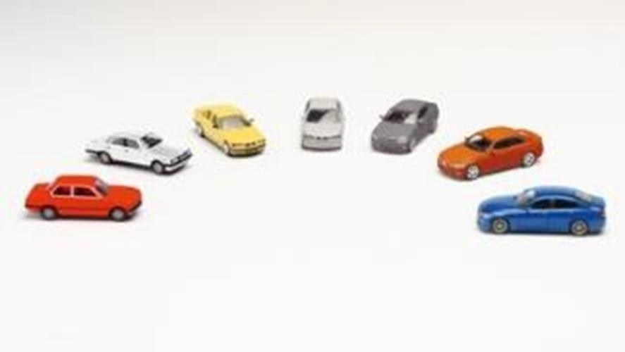 Herpa HE076760 1/87 BMW 3 Serie 7 Auto Set BMW 3er Modello Auto