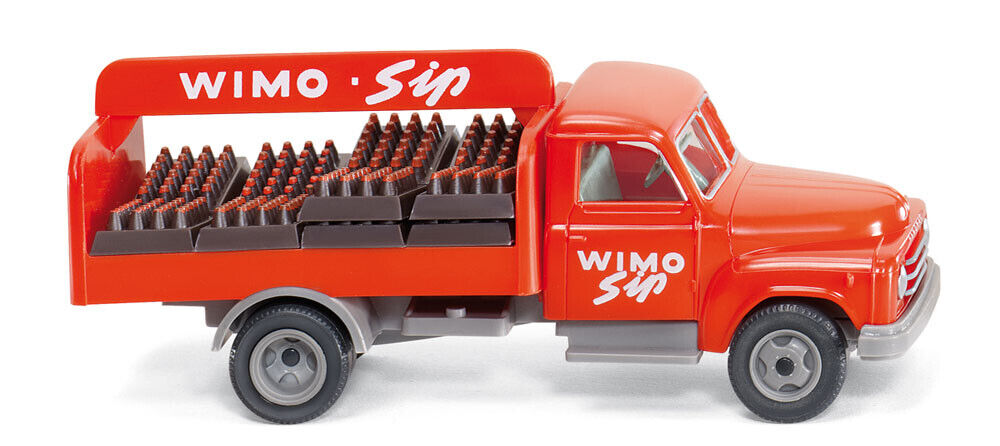 WIKING - Portapacchi HANOMAG L28 diesel 4x2 con caricamento Wimo sip - 1/87 -...