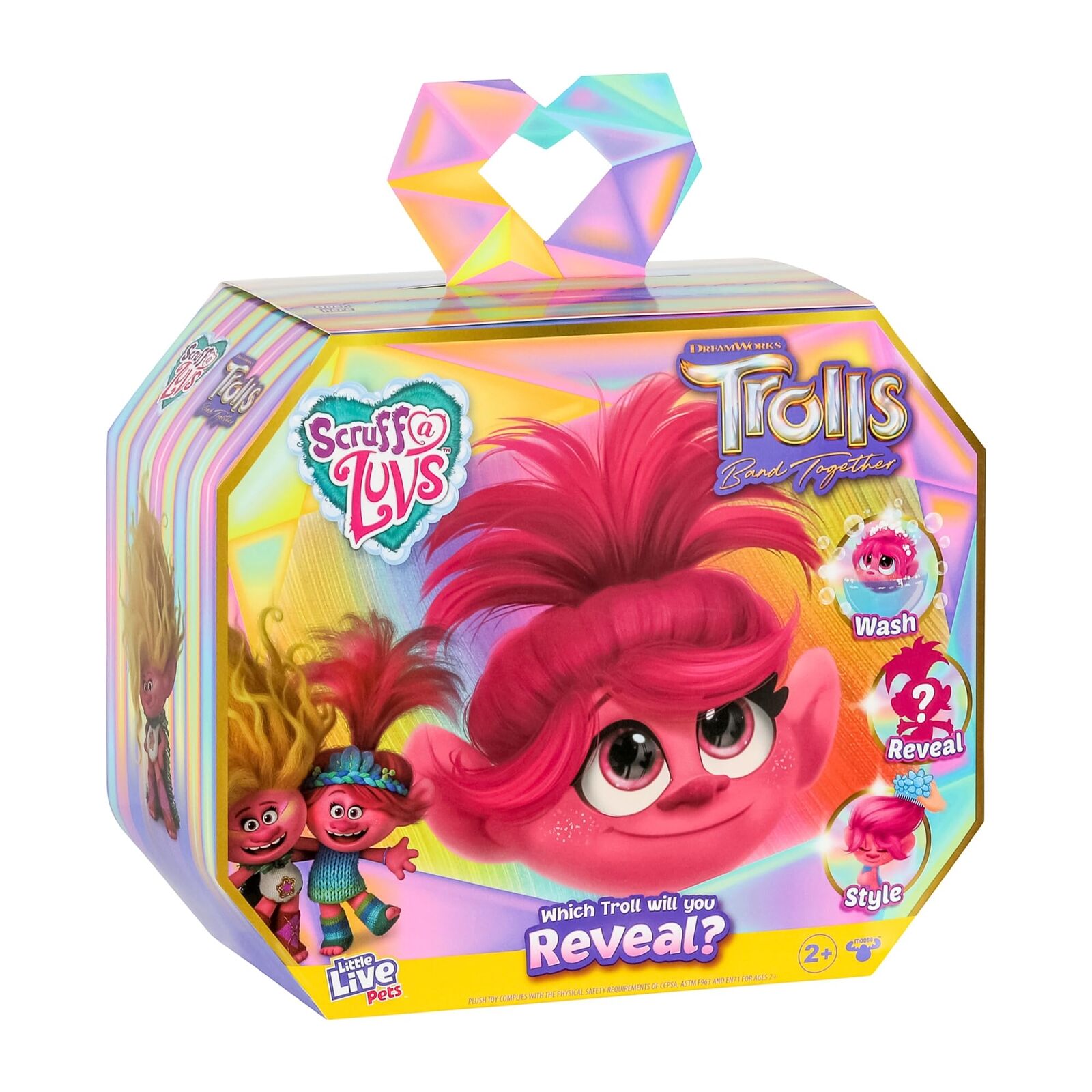 Little Live Pets Pets-30181 Scruff-A-Luvs: Trolls, Multicolore, Small, 30181