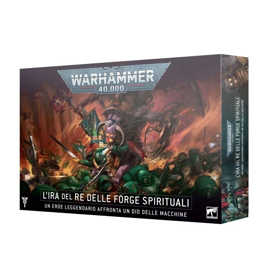 L'IRA DEL RE DELLE FORGE SPIRITUALI con 30 miniature WARHAMMER 40K games worksho