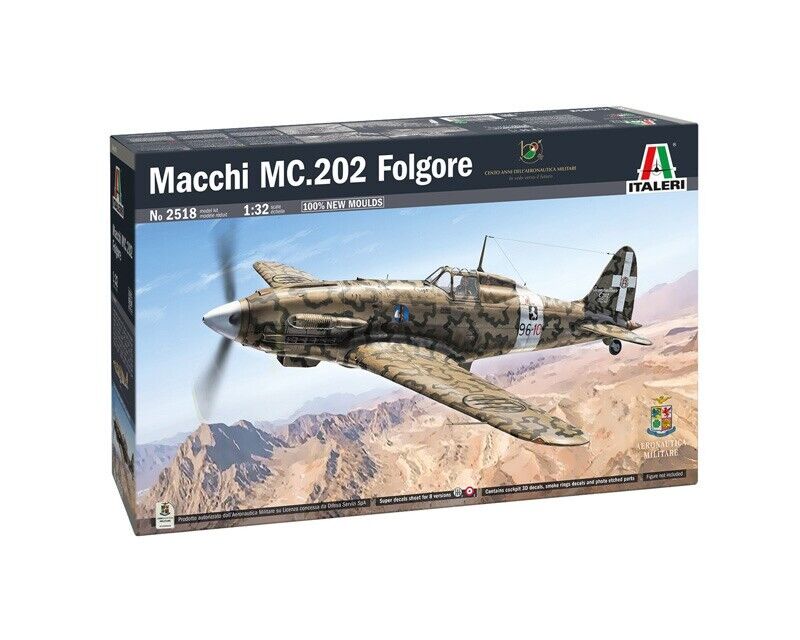 Italeri Macchi MC.202 Folgore 1:32 2518 modellismo