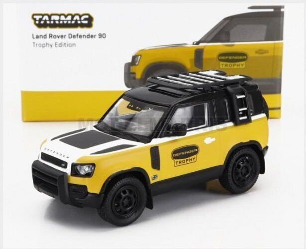 TARMAC T64G-019-TE LAND ROVER - NEW DEFENDER 90 RALLY TROPHY EDITION 2020 - YELL