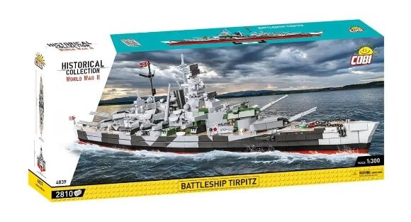 COBI, Corazzata CORAZZATA Tirpitz - 2810 Pezzi, 1/300,  COB4839