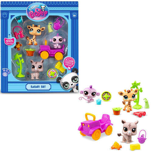 LITTLEST PETSHOP PACK 3 PETS - SAFARI