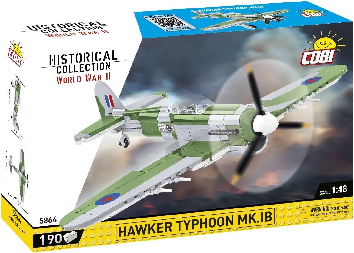 COBI - Aerei militari HAWKER TYPHOON MK.IB - 190 pezzi - 1/48 - COB5864