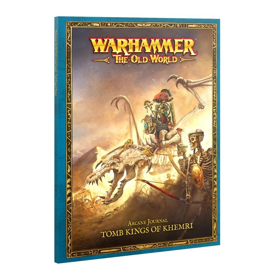 ARCANE JOURNAL manuale in inglese TOMB KINGS OF KHEMRI warhammer THE OLD WORLD e