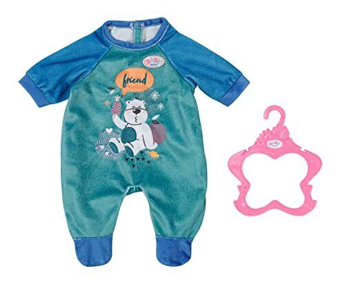 BABY born 833629 Romper Blue-Fits Dolls up to 43cm-Set Includes (P8X)