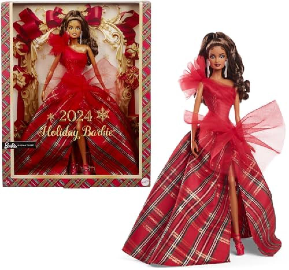 Barbie Signature 2024, Regalo stagionale da Collezione, Signature, Abito a Quadr