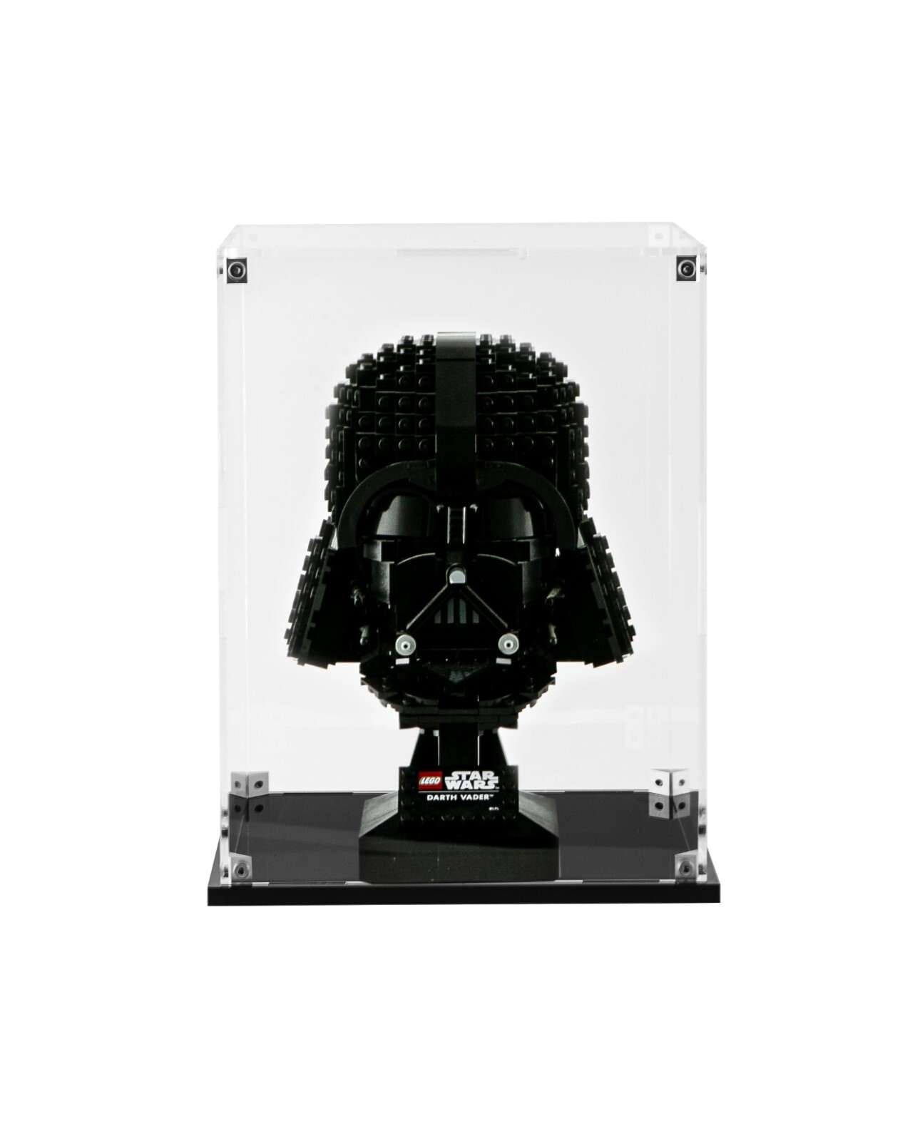 TECA ESPOSITORE PER LEGO HELMETS ELMI CASCO TESTE STAR WARS MARVEL 18x18x24