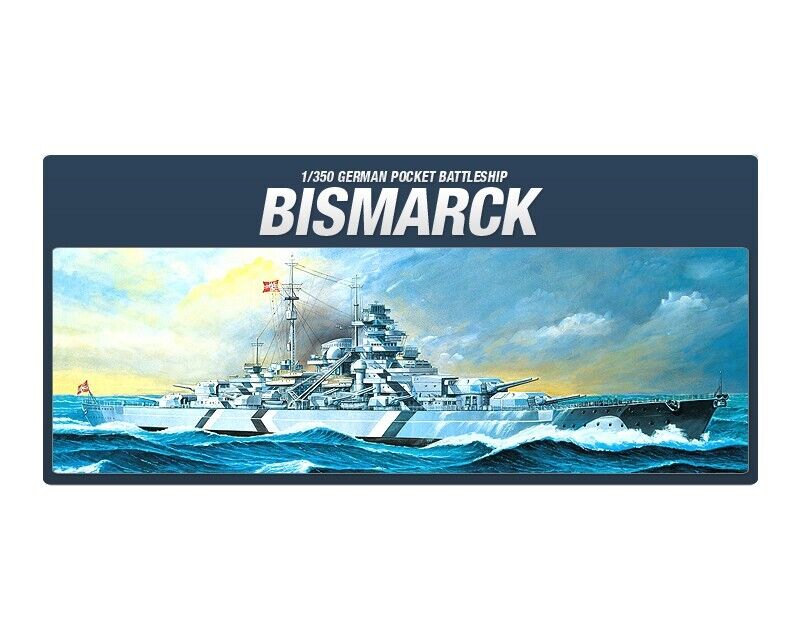 Academy German Battleship Bismarck 1:350 14109 modellismo