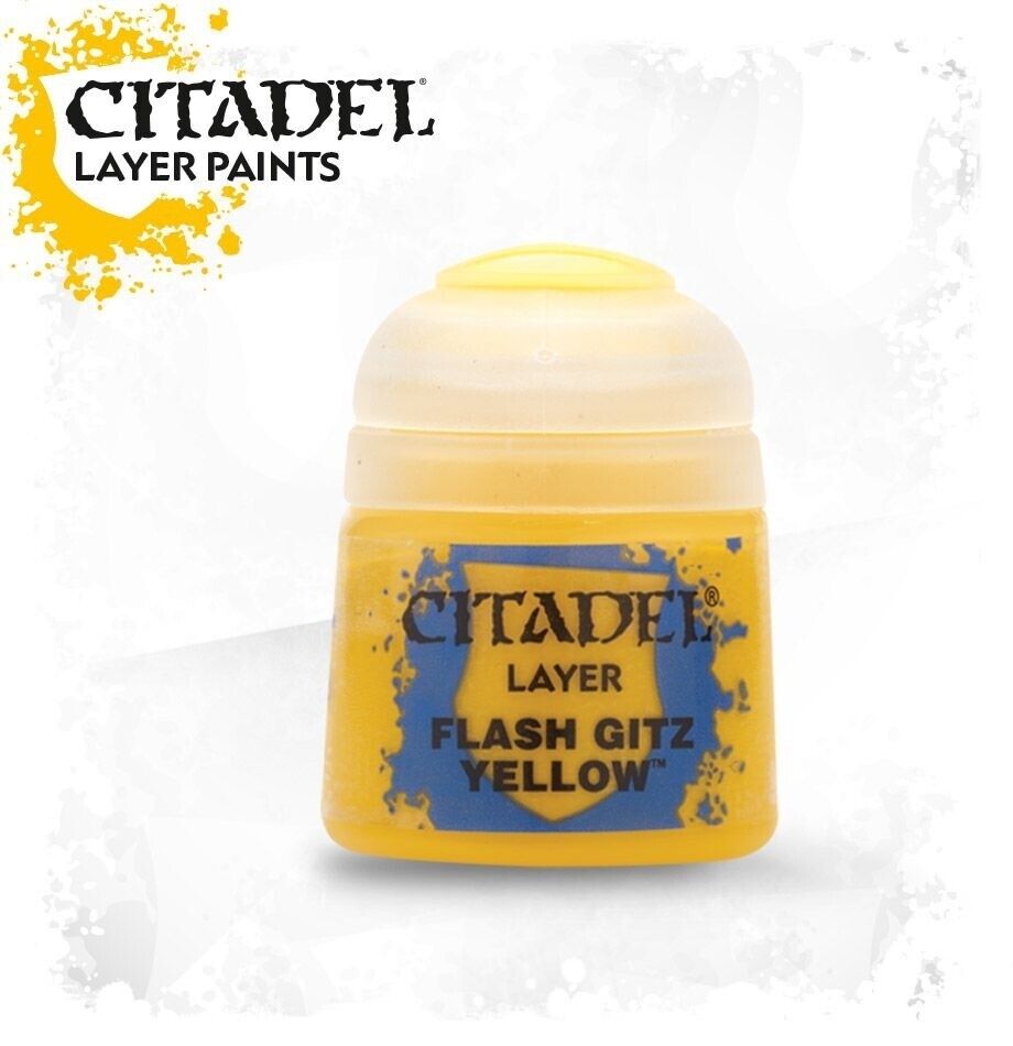 FLASH GITZ YELLOW colore layer Citadel 12 ml giallo Games Workshop