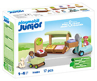 PLAYMOBIL 71691 Playm. 1.2.3 Bio-Marktstand & Gabelstap  Other Toys 71691