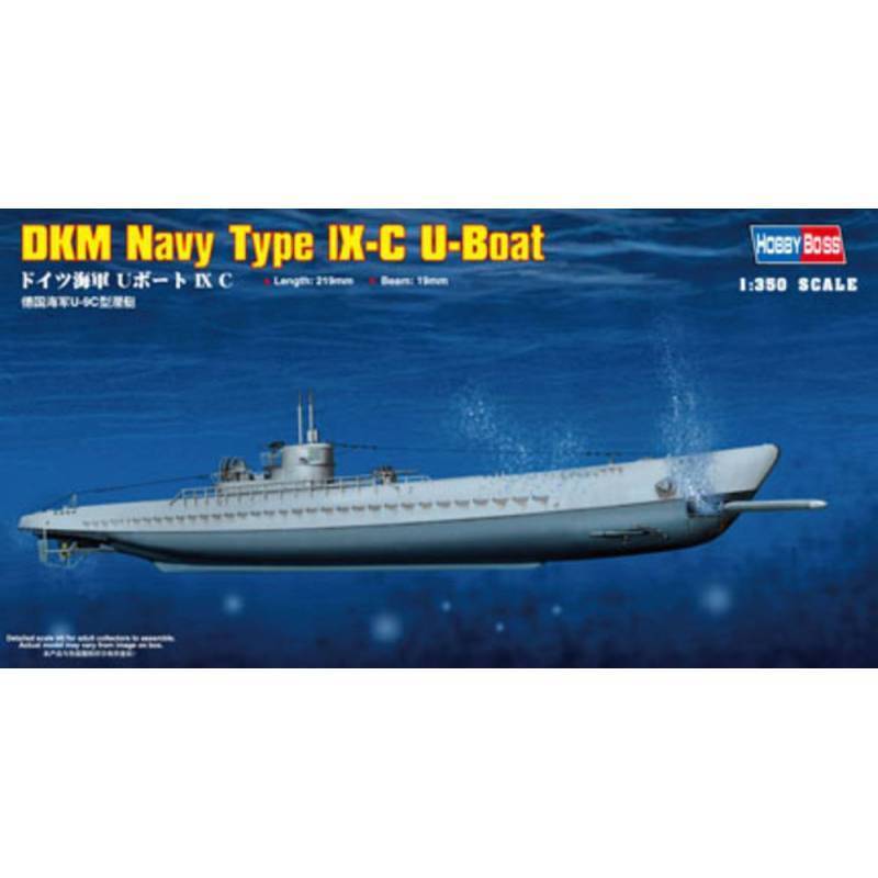 Modellino Sottomarino Dkm Navy Tipo Lx-C U-Boat HOBBY BOSS 83508 1/350ème