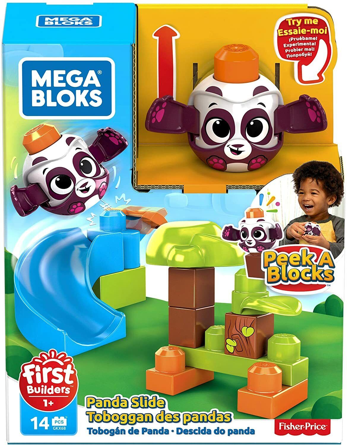 MEGA BLOKS FIRST BUILDERS, BUBU' CUCCIOLI CON LANCIATORE TEMA FORESTA GKX65