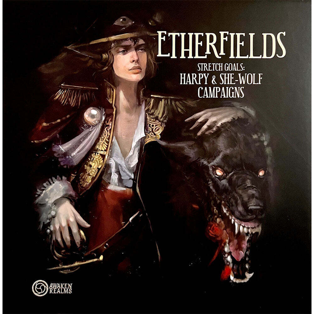 Awaken Realms Etherfields Stretch Goals Gioco delle campagne di Arpia e Lupa