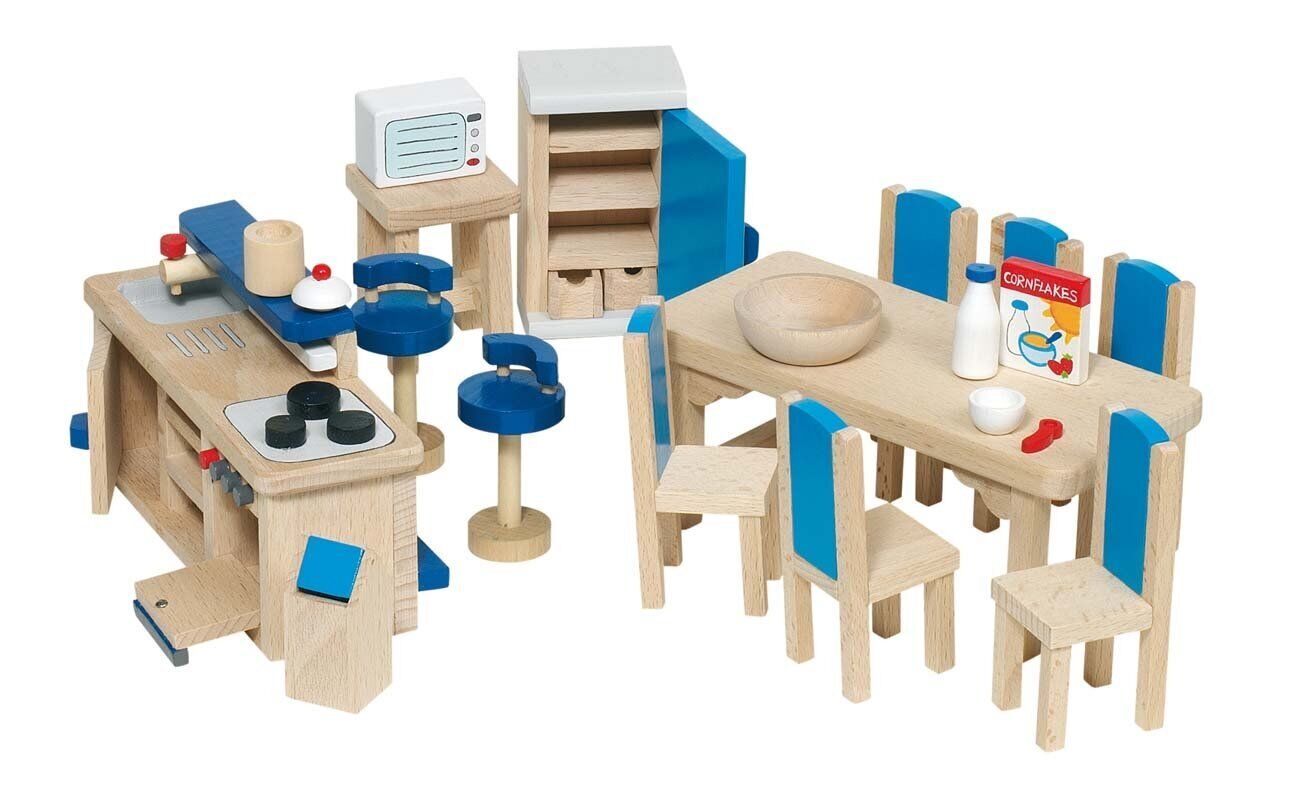 GoKi 51907 Furniture for Flexible Puppets, Kitchen, Mixed Single