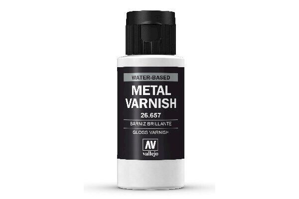 Vallejo Gloss Metal Varnish, 60ml.