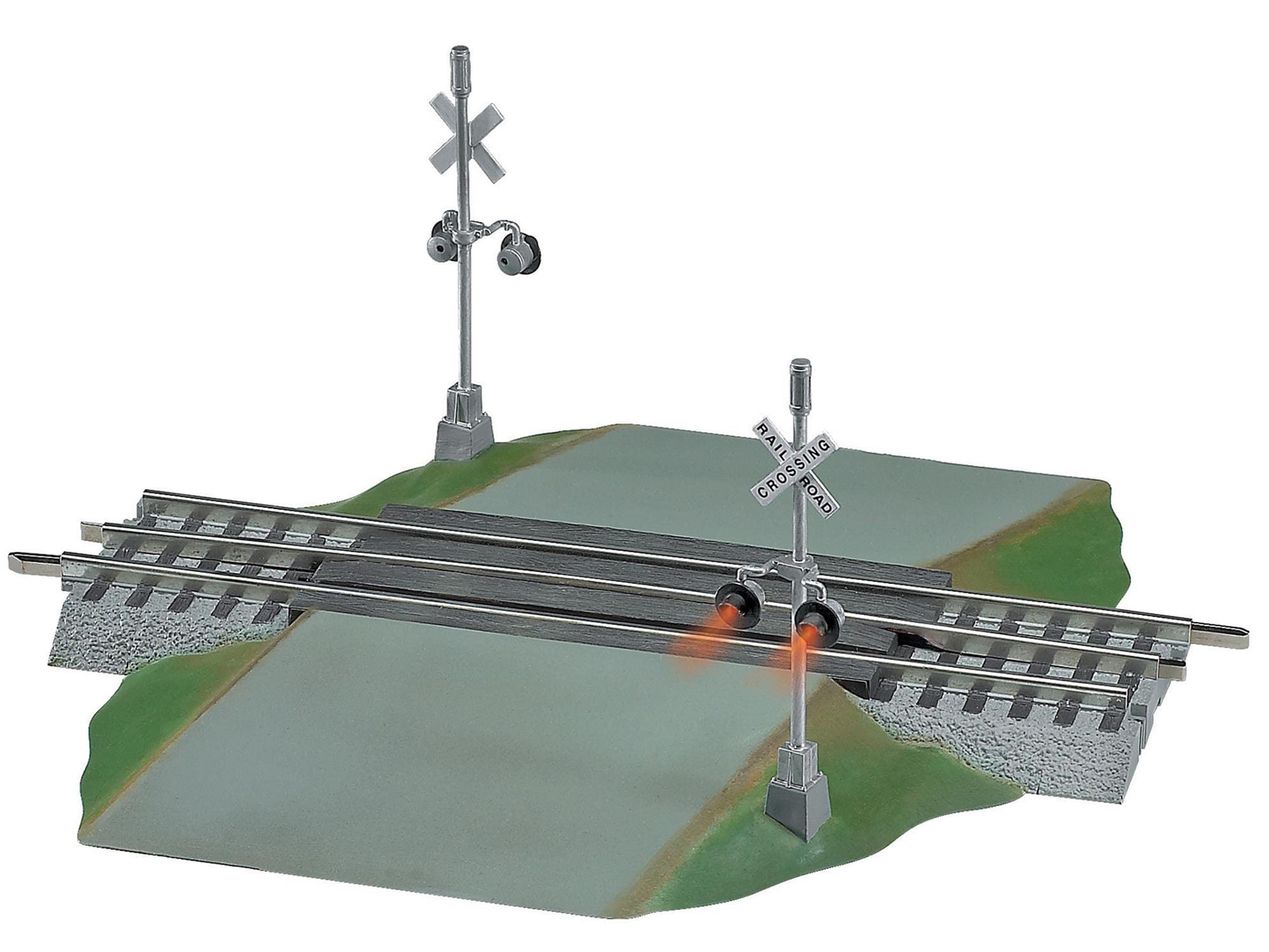 Lionel FasTrack Grade Crossing w/ Flashers 612052