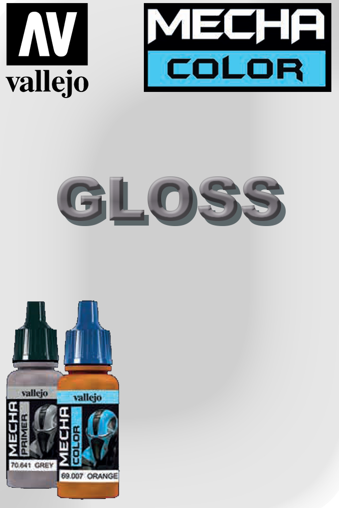 Vallejo Mecha Color Acrylic Paint Colore Acrilico 69701 Mecha Gloss Varnish