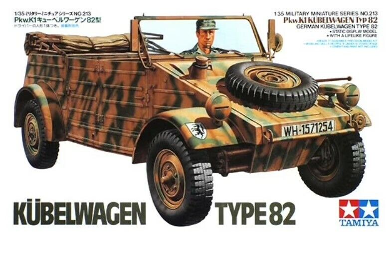 Tamiya 35213 GERMAN KUBELWAGEN TYPE 82 scala 1/35 kit
