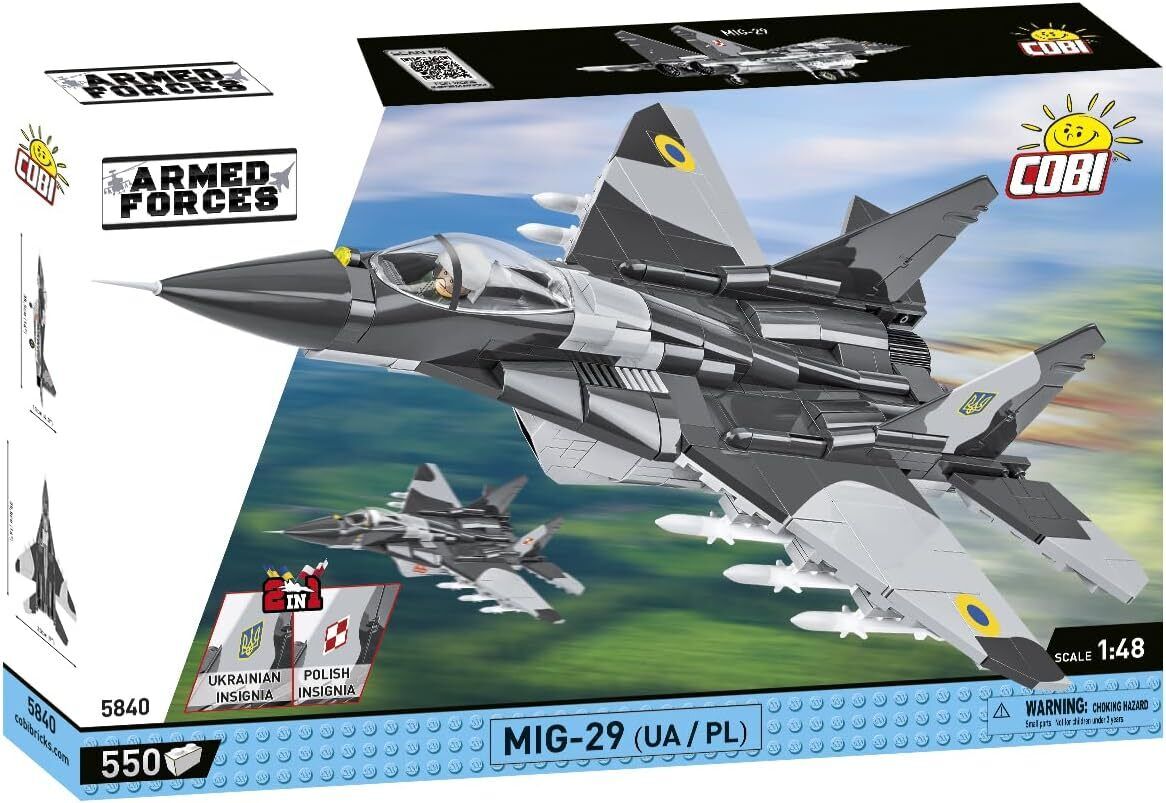 COBI - Aereo militare MIG-29 UKR/PL – 550 pezzi - 1/48 - COB5840