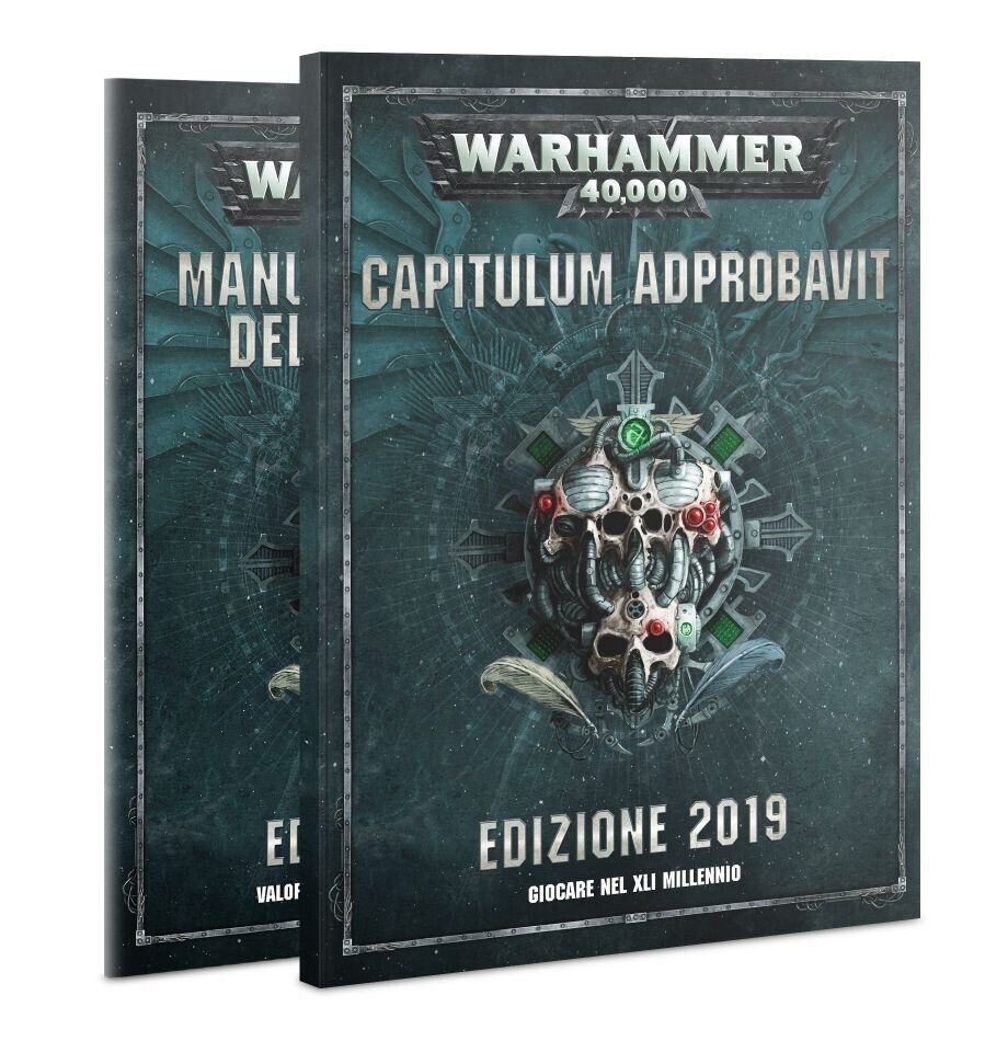 CAPITULUM ADPROBAVIT edizione 2019 IN ITALIANO warhammer 40k GAMES WORKSHOP cita